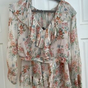 Zara skirt and top set - Zimmermann vibes!